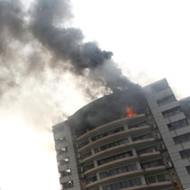 [Hameem factory fire]
