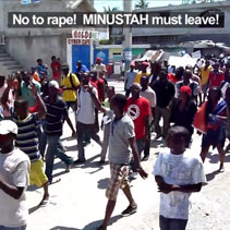 [Haitians protest against MINUSTAH]