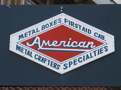 [American Metal Crafters sign]