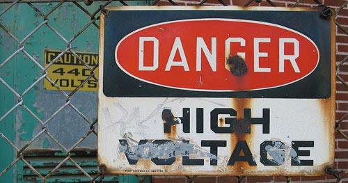 [Danger: High Voltage]